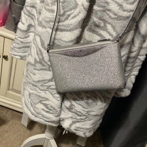 Kate Spade glittery crossbody - Like new used once . Non smoking home.